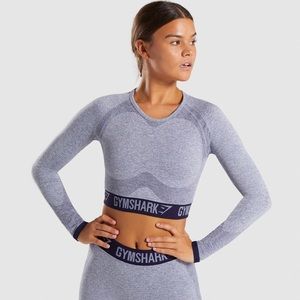 Gymshark flex long sleeve crop top